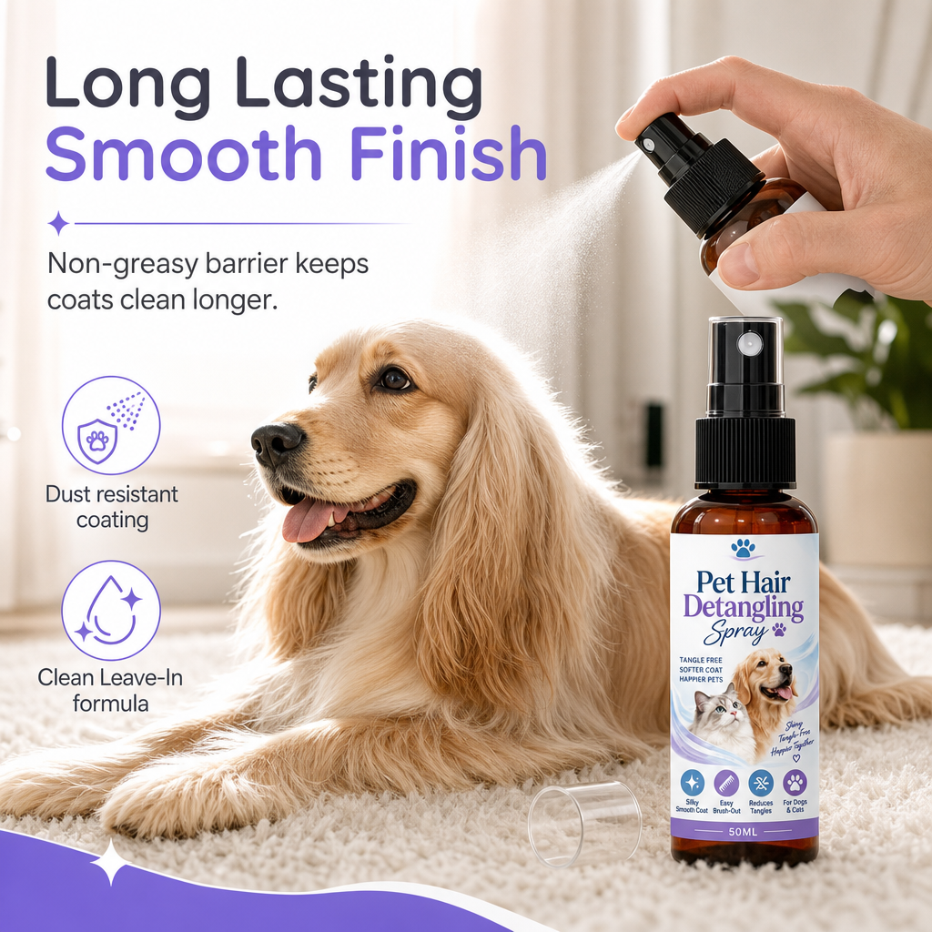 🐾Remove Mats & Shine Instantly! Pet Detangling Spray🐾