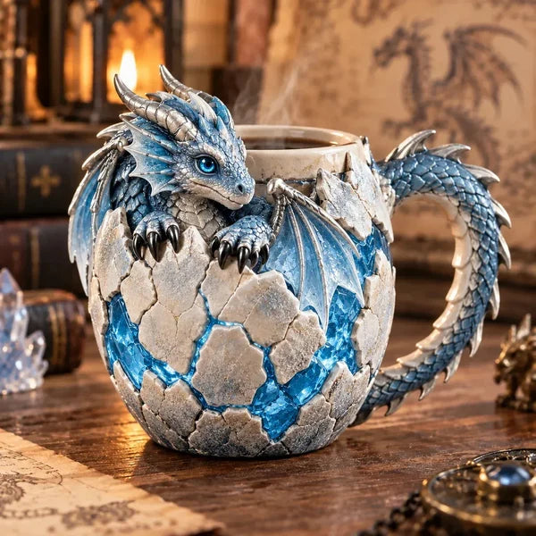 🐉 50% OFF Today – Dragonbound Realms™ 3D Sculpted Dragon Mug | 6 Fantasy Designs