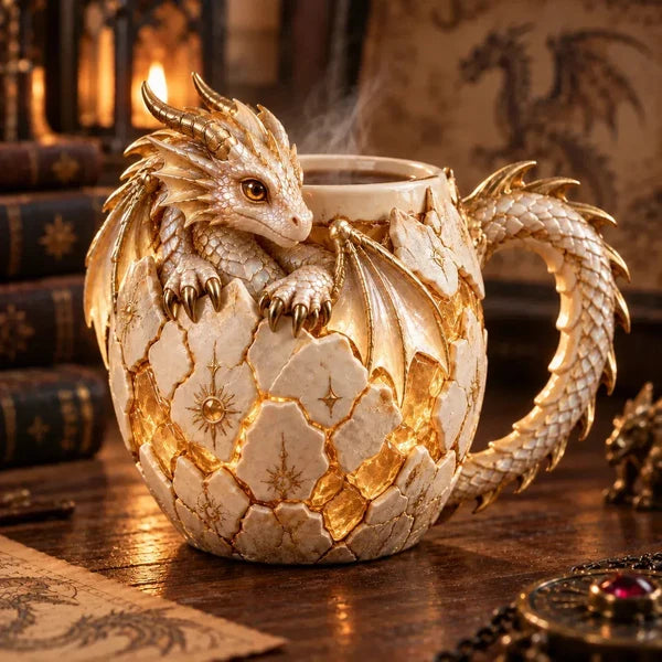 🐉 50% OFF Today – Dragonbound Realms™ 3D Sculpted Dragon Mug | 6 Fantasy Designs