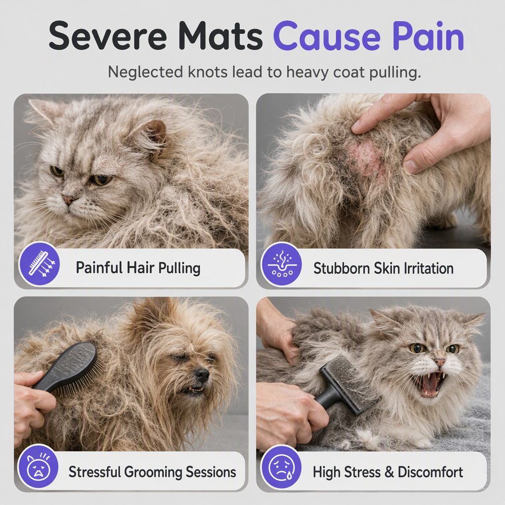 🐾Remove Mats & Shine Instantly! Pet Detangling Spray🐾