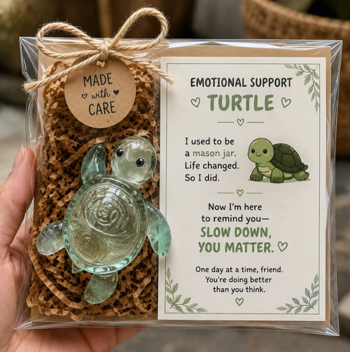 🐢 🐢 Original Recycled Glass Support Turtle