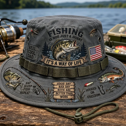 us Last Day Promo: 49%   OFF 🎣 Fishing Is a Way of   Life Boonie Hat