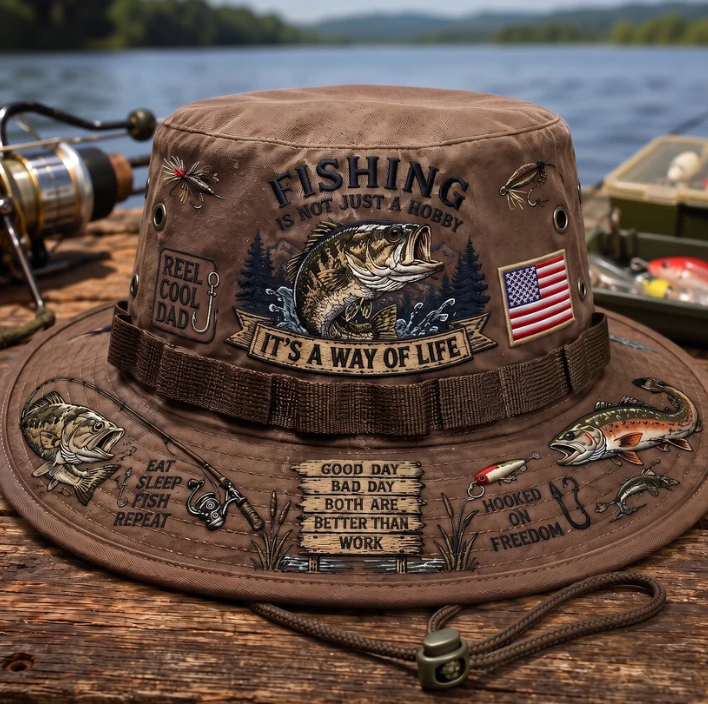 us Last Day Promo: 49%   OFF 🎣 Fishing Is a Way of   Life Boonie Hat