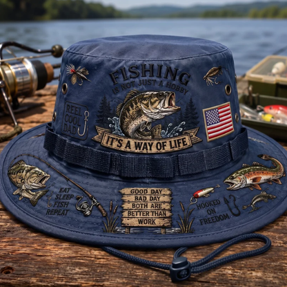 us Last Day Promo: 49%   OFF 🎣 Fishing Is a Way of   Life Boonie Hat