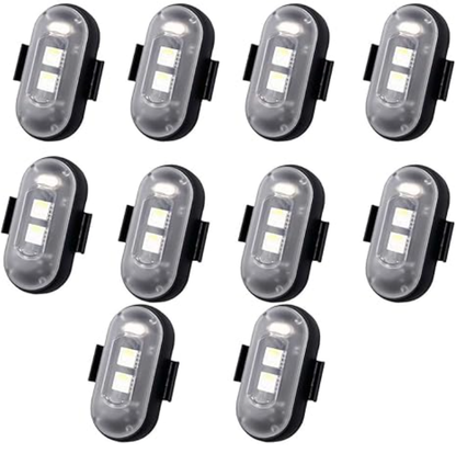 RGB LED Strobe Light Kit –   Wireless Remote Multi-   Mode Flashing For Night   Riding Visibility & Safety   Upgrade