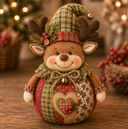 🎄🎅Patchwork Fabric Doll DIY Kit