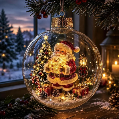 🎄 Last Day 50% OFF✨-🎅Light-Up Christmas Story Ornament for Magical Mini Holiday Scene Decor ✨