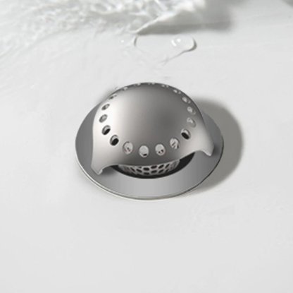 Revolutionary Bath Tub Drain Protector Hair Catcher/Strainer/Snare, Stainless Steel