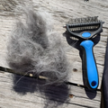 Double-sided pet comb for detangling and grooming cats and dogs; pet grooming tool