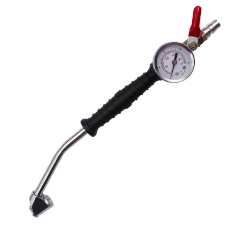 Heavy-Duty Tire Inflator with Pressure Gauge