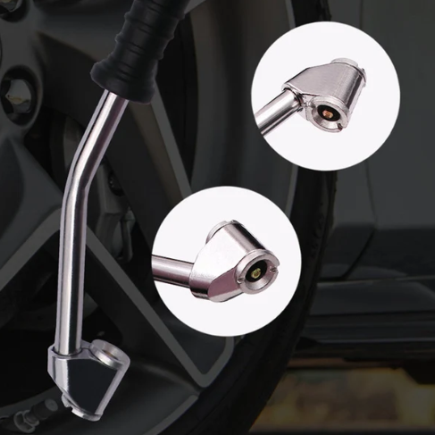 Heavy-Duty Tire Inflator with Pressure Gauge
