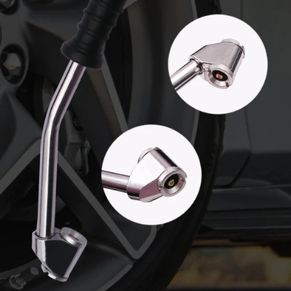 Heavy-Duty Tire Inflator with Pressure Gauge