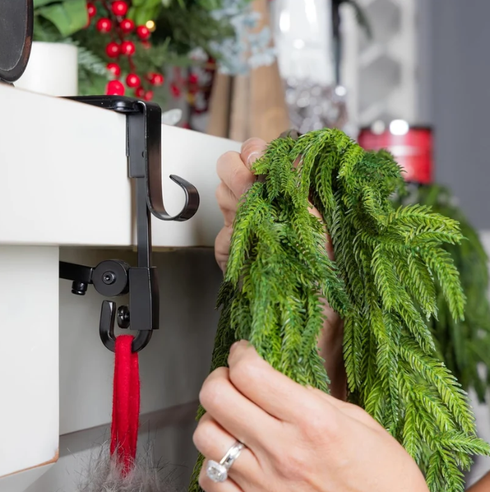 Adjustable Stocking & Garland   Mantle Hangers