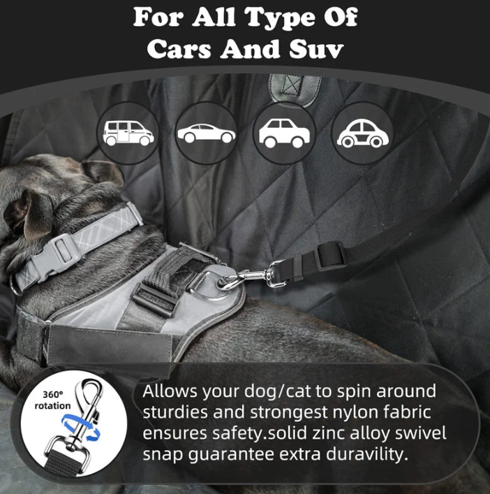 2-in-1 Dog Car Seat Belt &   Walking Leash