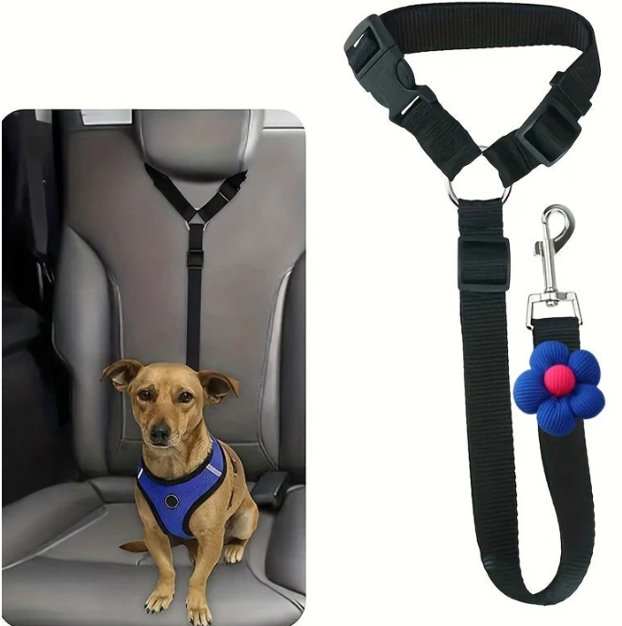 2-in-1 Dog Car Seat Belt &   Walking Leash