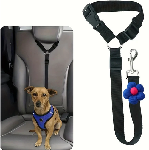 2-in-1 Dog Car Seat Belt &   Walking Leash