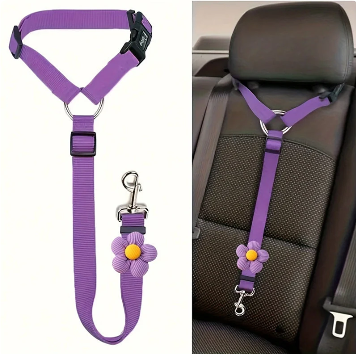 2-in-1 Dog Car Seat Belt &   Walking Leash