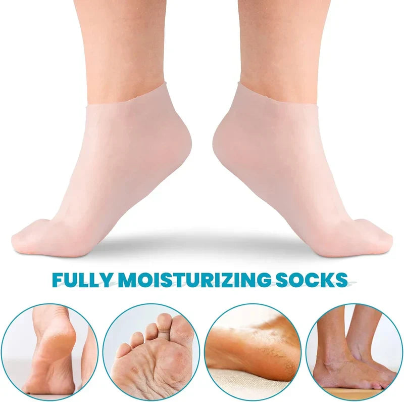 Chaussettes Hydratantes en Silicone – Le Spa de vos pieds au quotidien