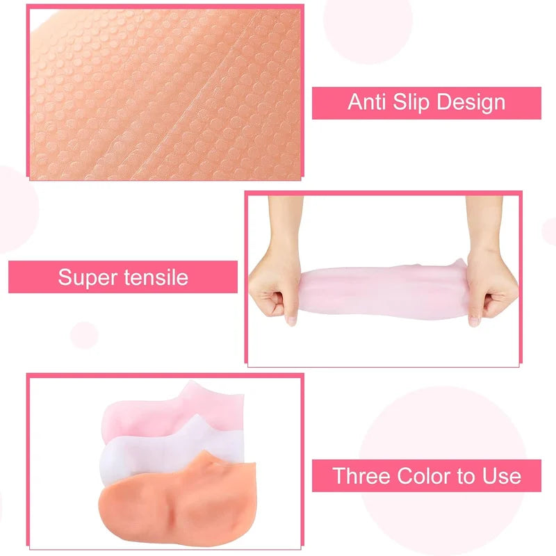 Chaussettes Hydratantes en Silicone – Le Spa de vos pieds au quotidien