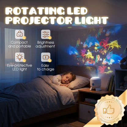 🏠 Holiday Celebration 50% OFF ✨-🌌Rotating LED Projector with Dynamic Lighting Effect 💫