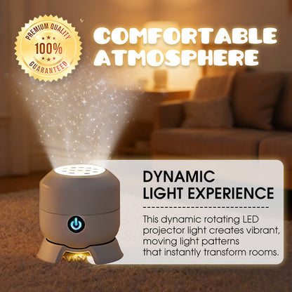 🏠 Holiday Celebration 50% OFF ✨-🌌Rotating LED Projector with Dynamic Lighting Effect 💫