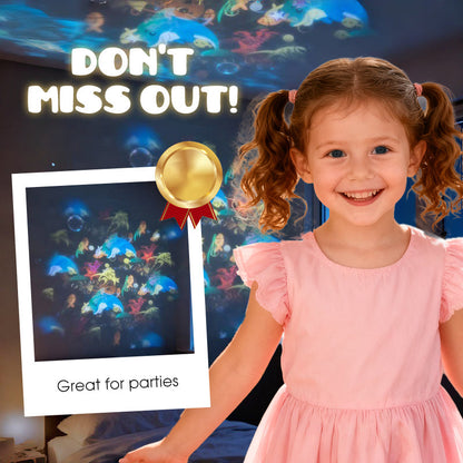 🏠 Holiday Celebration 50% OFF ✨-🌌Rotating LED Projector with Dynamic Lighting Effect 💫