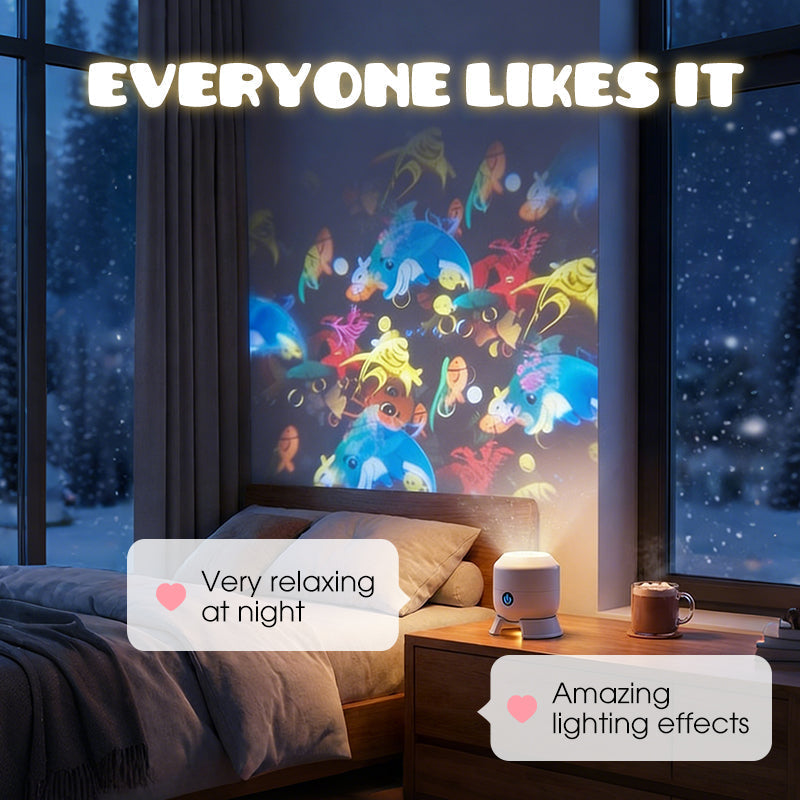 🏠 Holiday Celebration 50% OFF ✨-🌌Rotating LED Projector with Dynamic Lighting Effect 💫