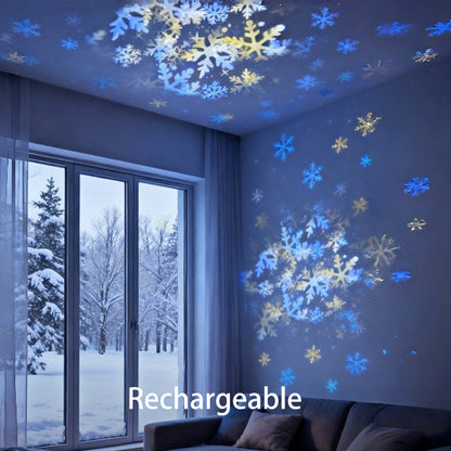 🏠 Holiday Celebration 50% OFF ✨-🌌Rotating LED Projector with Dynamic Lighting Effect 💫