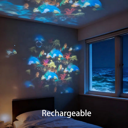 🏠 Holiday Celebration 50% OFF ✨-🌌Rotating LED Projector with Dynamic Lighting Effect 💫