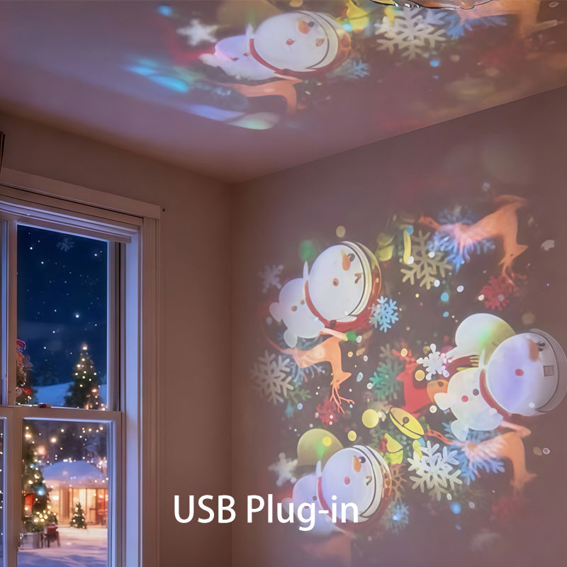 🏠 Holiday Celebration 50% OFF ✨-🌌Rotating LED Projector with Dynamic Lighting Effect 💫