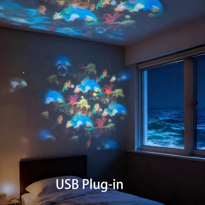 🏠 Holiday Celebration 50% OFF ✨-🌌Rotating LED Projector with Dynamic Lighting Effect 💫