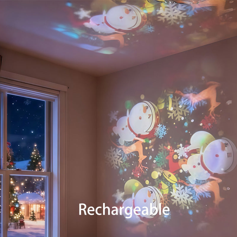 🏠 Holiday Celebration 50% OFF ✨-🌌Rotating LED Projector with Dynamic Lighting Effect 💫