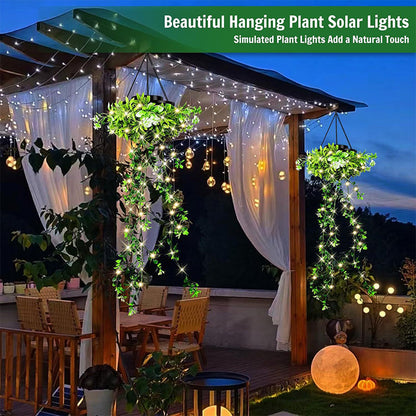 ☀️  Last Day 50% OFF✨-🌿Solar Ivy Lights with Waterproof Design & 8 Modes for Magical Garden💡