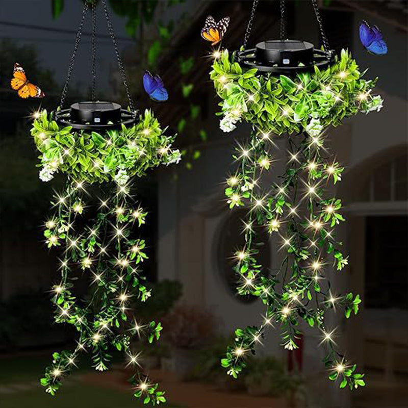 ☀️  Last Day 50% OFF✨-🌿Solar Ivy Lights with Waterproof Design & 8 Modes for Magical Garden💡