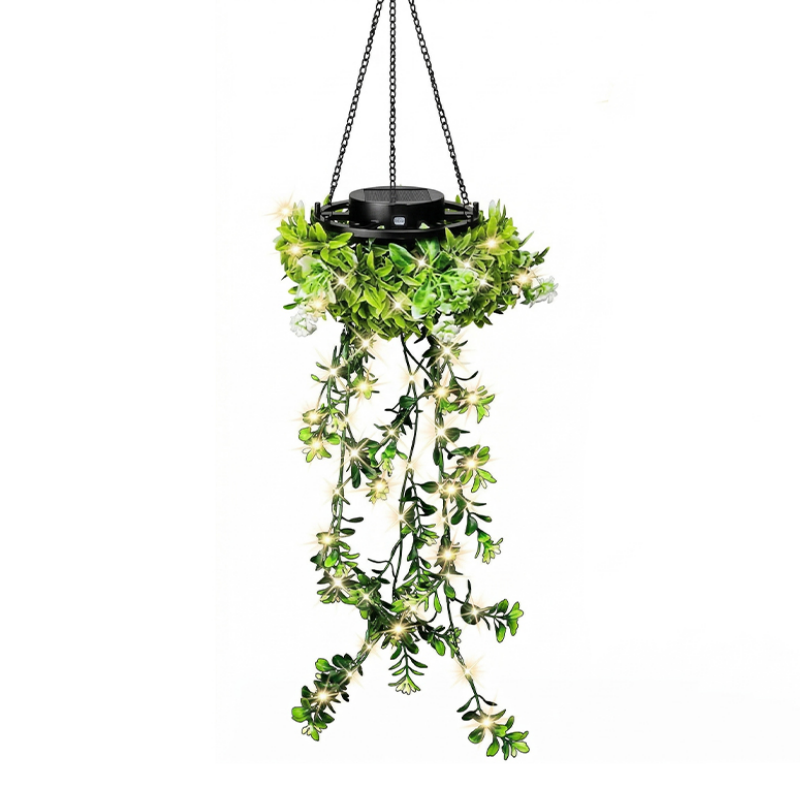 ☀️  Last Day 50% OFF✨-🌿Solar Ivy Lights with Waterproof Design & 8 Modes for Magical Garden💡