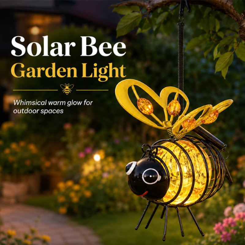 ⏰🔥50K+ SOLD! Solar-powered hanging bee lamp🌞🌜