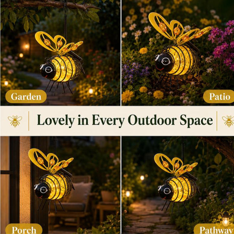 ⏰🔥50K+ SOLD! Solar-powered hanging bee lamp🌞🌜