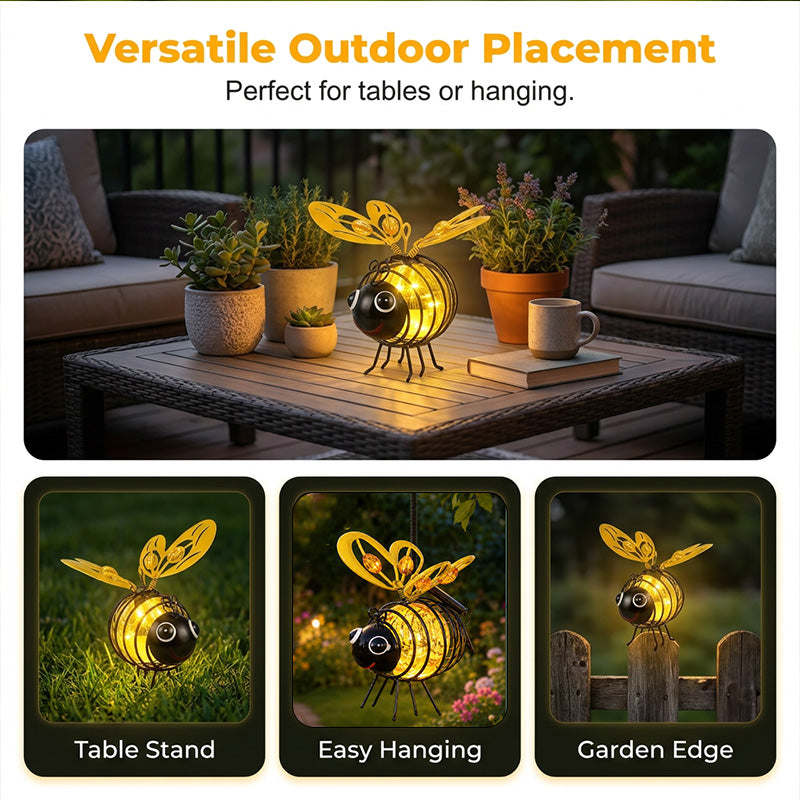 ⏰🔥50K+ SOLD! Solar-powered hanging bee lamp🌞🌜