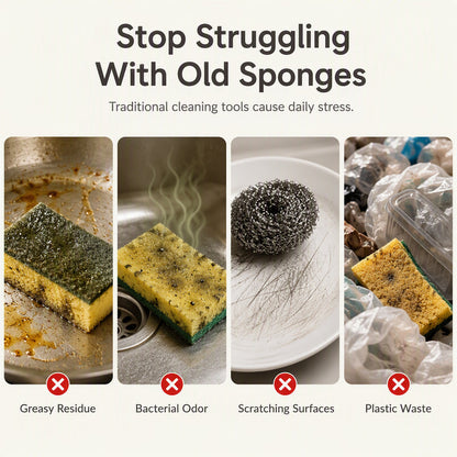 🔥 Last Day 50% OFF✨-🍓 Cute Fruit-Shaped Dishwashing Sponge for Easy, Scratch-Free Kitchen Cleaning ✨