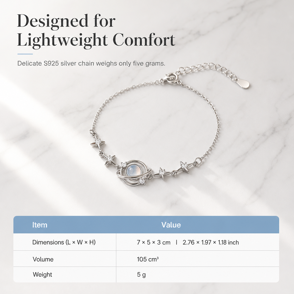 🪐 Last Day 50% OFF✨-Shine Bright with This Dainty Glowing Star Bracelet 💖