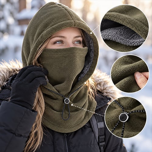 🧤 Last Day 50% OFF✨-❄️3-in-1 Winter Hood for Cozy Cold-Weather Comfort🧣