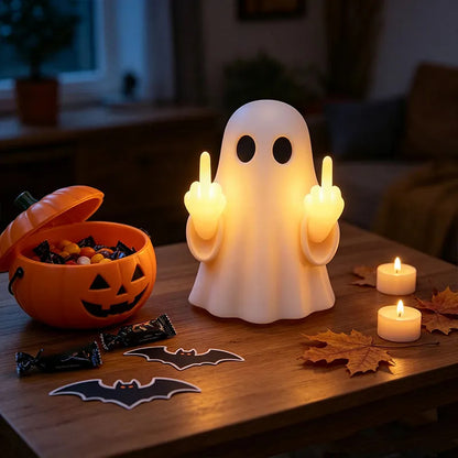 🔥 Holiday Celebration 50% OFF ✨-👻 Funny Halloween Ghost Night Light for Spooky  ✨